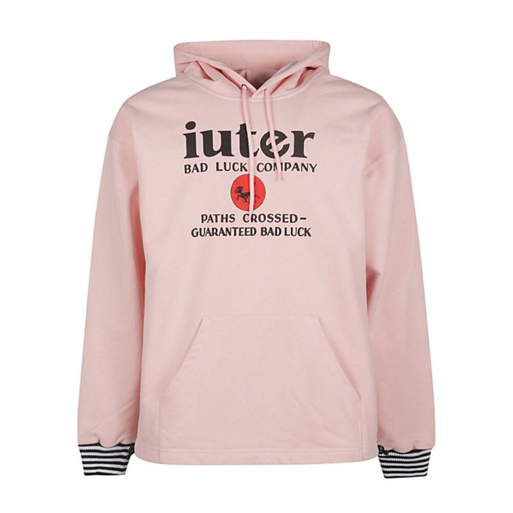 Iuter Men's Printed Cotton Hoodie